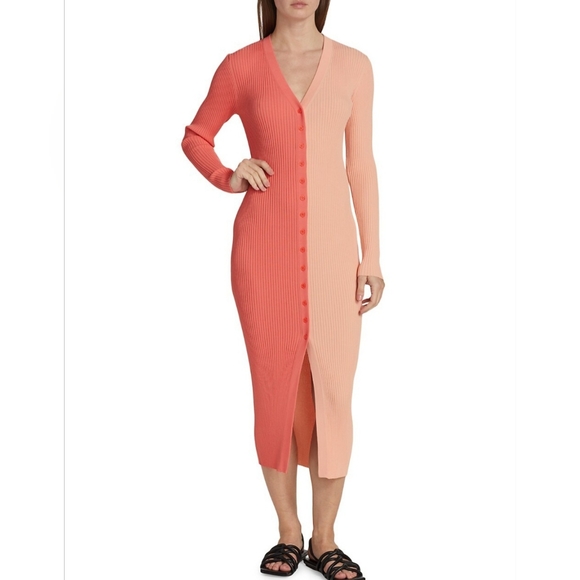 STAUD Shoko Sweater Bittersweet Peach - Picture 9 of 16